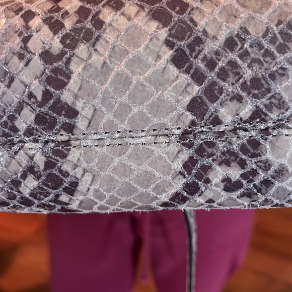 Michael Kors, snakeskin purse and wallet.  gently used - Picture 2 of 4